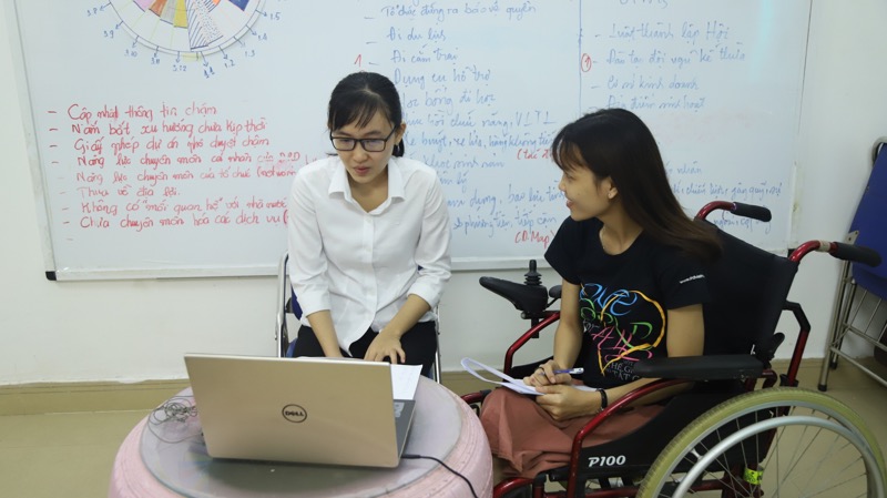 Nguyễn Thị Hoàng Anh phỏng vấn online với BGĐ DRD